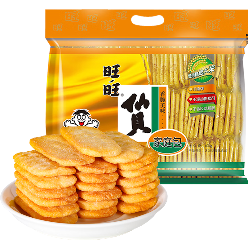 宝贝下2首够礼金旺旺 仙贝 原味 400g 家庭装【10.69】反3卡插图