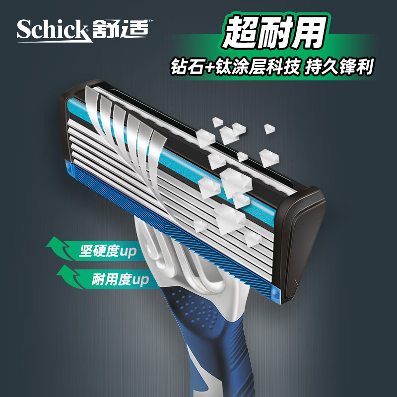 4 先领满19-9券舒适（schick）超锋6剃须刀轻便刀1支装拍下付9.91插图